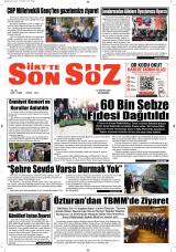 SİİRT’TE SON SÖZ