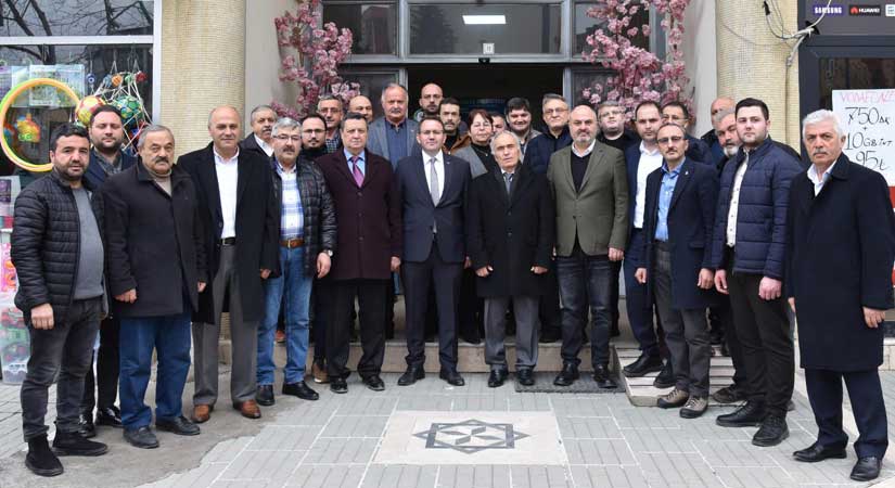 İl başkanları Yılmaz ve Karakuş’tan hayırlı olsun ziyareti