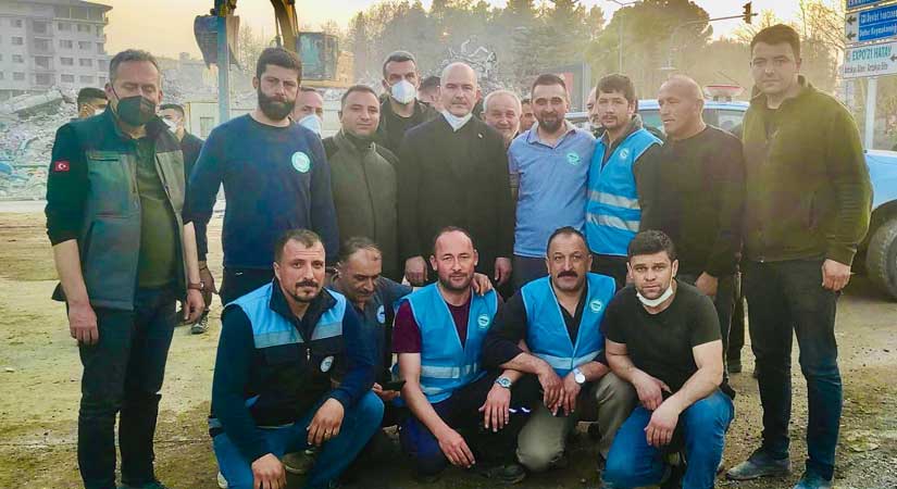 Bakan Soylu, Giresun ekibiyle