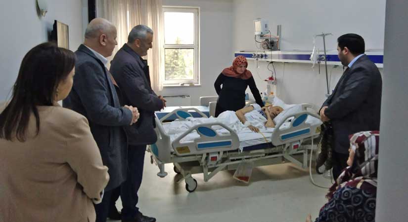 Hastaneye Berat Kandili ziyareti 