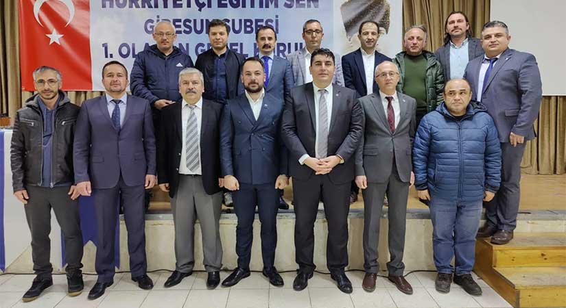Hürriyetçi Eğitim-Sen Giresun Şubesi genel kurul yaptı