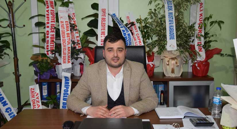 Ak Parti Espiye Samet Önal’a emanet