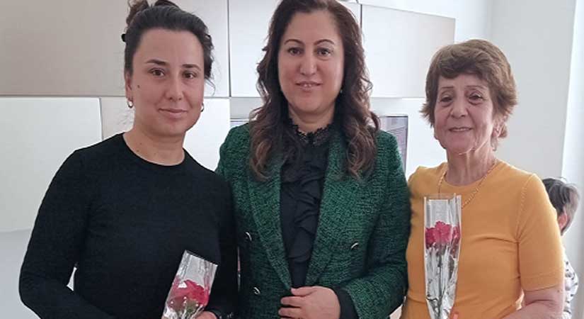 Şehit annelerine kadınlar günü ziyareti