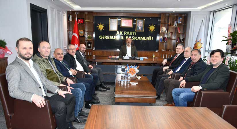 Giresun iş dünyasından hayırlı olsun ziyareti