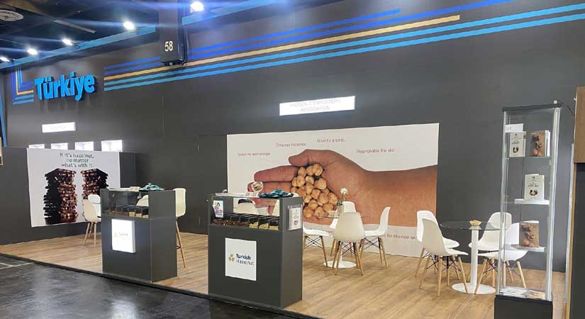 Türk fındığı şekerleme fuarında