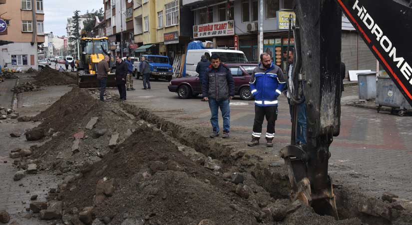 Soğuksu Mahallesi’nde doğalgaz çalışmaları başladı