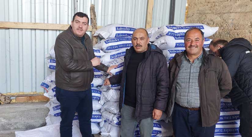 Çiftçilere Nohut tohumu dağıtıldı