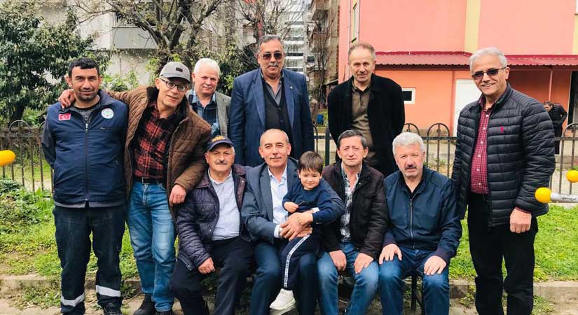 Önal, Giresunlularla kucaklaşıyor