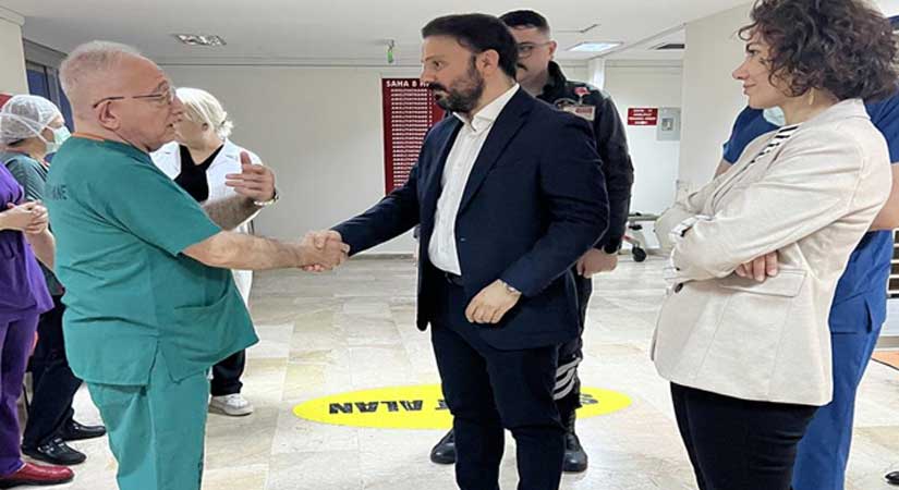 Birim ve servisleri gezerek bilgi aldı