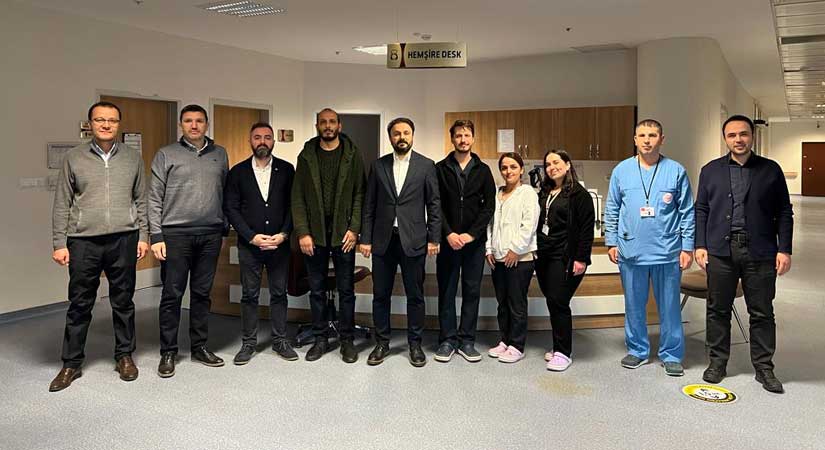 Sağlık çalışanları ile bir araya geldiler