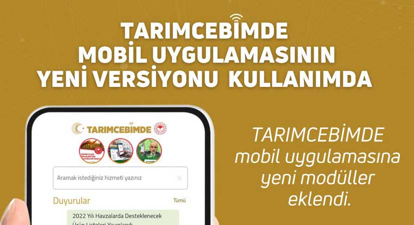 Tarım Cebimde uygulaması güncellendi