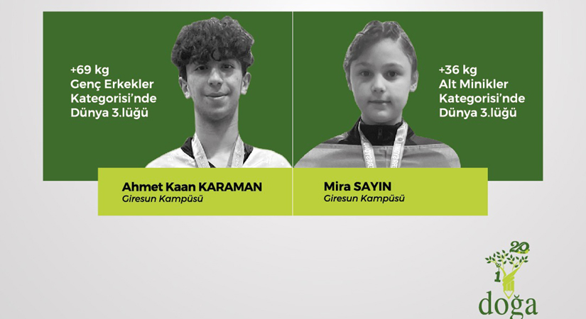 Dünya üçüncülüğü Doğa Koleji’nden!