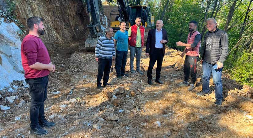 Homurlu Mahallesine su deposu yapılıyor