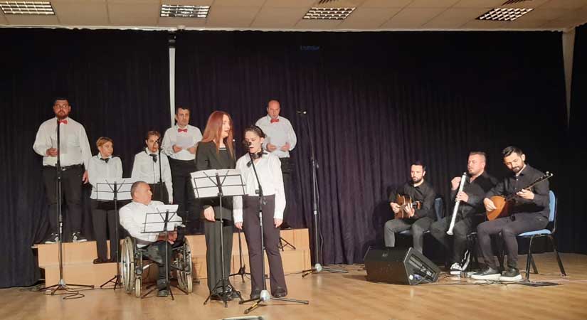 Engelli bireyler, davetlileri coşturdu