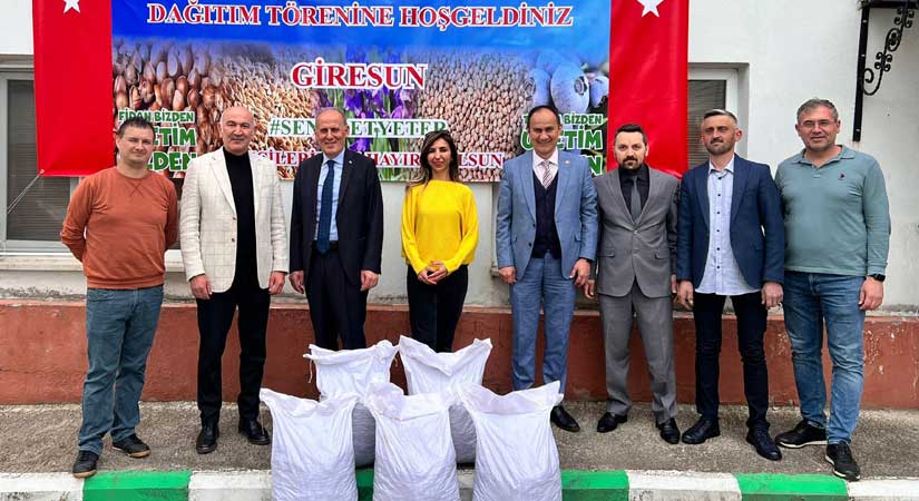 Giresun’da çiftçilere yüzde 50 Hibe Destekli Salep Yumrusu dağıtıldı