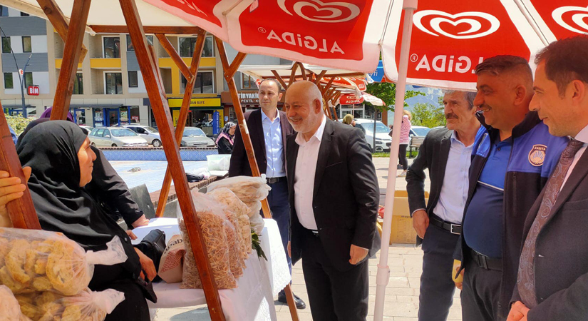 Bu pazarda her şey organik!