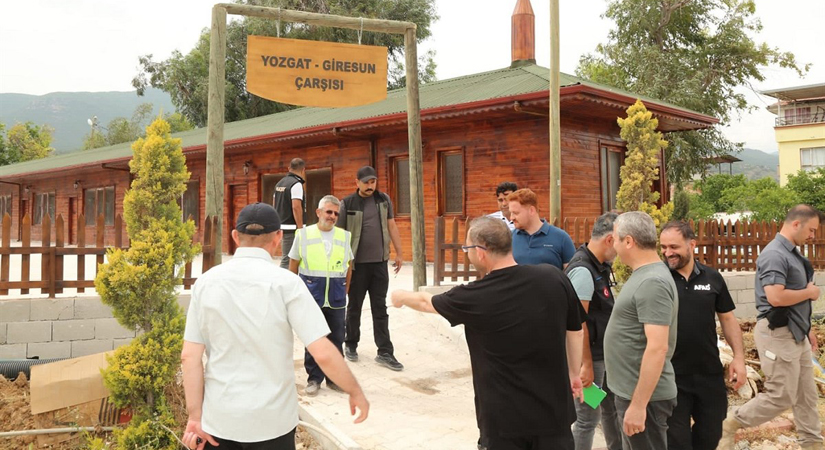Yozgat-Giresun Esnaf Çarşısı hazır
