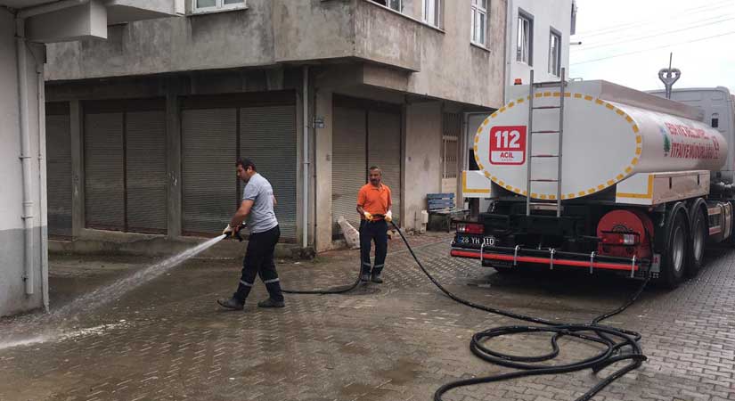 Espiye’de temizlik seferberliği sürüyor