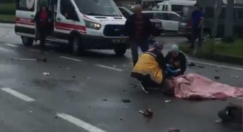 Fatoğlu kavşağında yine ölümlü kaza