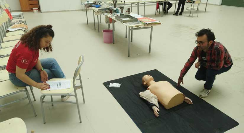 GRÜ personeline ilkyardım eğitimi verildi