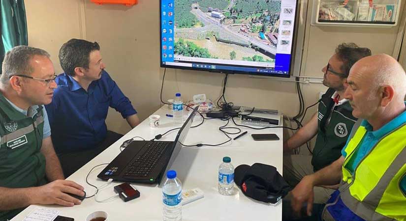 Milletvekili Konal afet bölgesinde