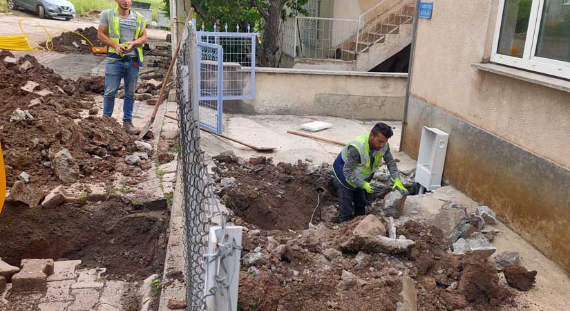 Şebinkarahisar’da doğalgaz çalışması sürüyor