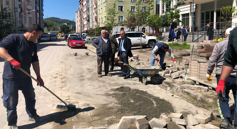 Tirebolu sokakları güzelleşiyor
