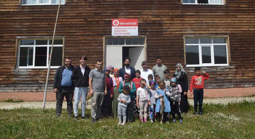 Karaovacık yaylasında Kur’an Kursu açıldı