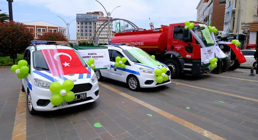 Giresun Belediyesi araç filosu güçlendirildi