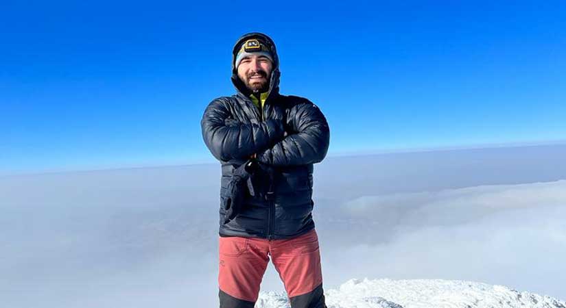 Giresunlu dağcı Ağrı dağında!