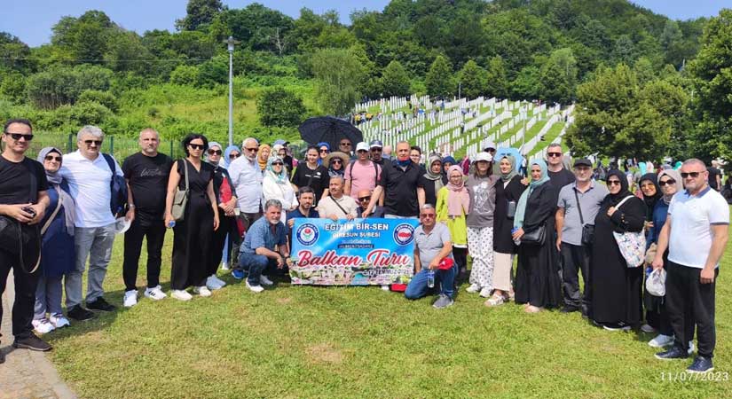 Eğitim Bir-Sen ailesi Srebrenitsa’da!