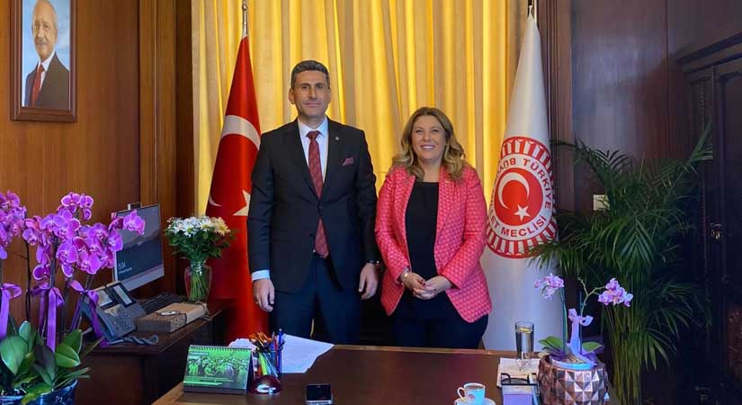 Muhtar Aydın’dan Milletvekili Gezmiş’e ziyaret