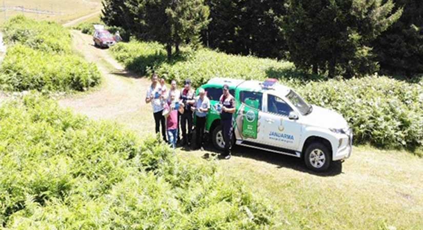 Jandarma ekiplerinden çevre duyarlılığı