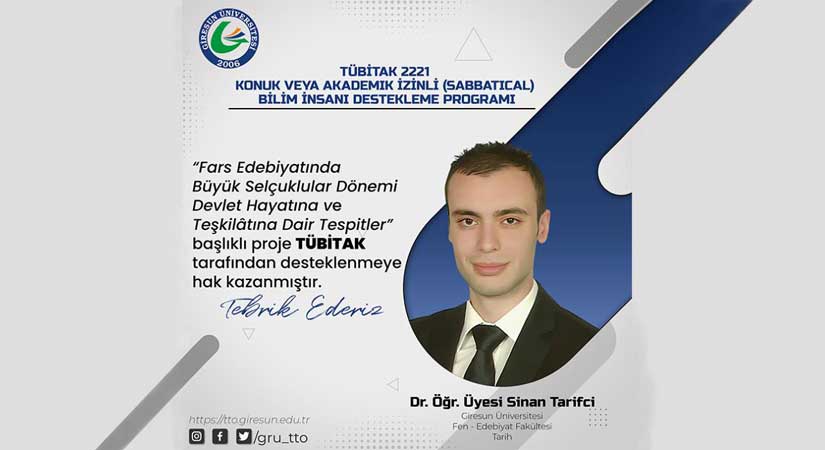 TÜBİTAK’tan destek almaya hak kazandı