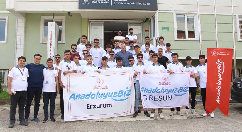 Erzurumlu gençler Giresun’u tanıyor
