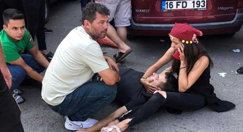 Sokak ortasında silahlı kavga: 2 yaralı