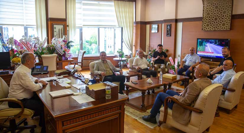 İş dünyasından Can’a hayırlı olsun ziyareti
