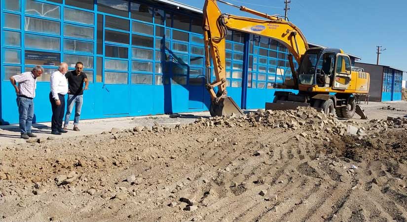 Şebinkarahisar sanayi sitesinin altyapısı yenileniyor