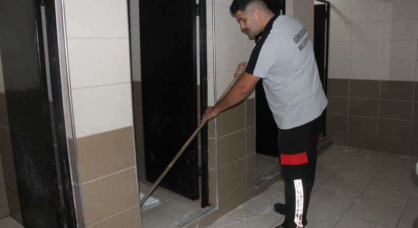 Yağlıdere okullara temizlik malzemesi