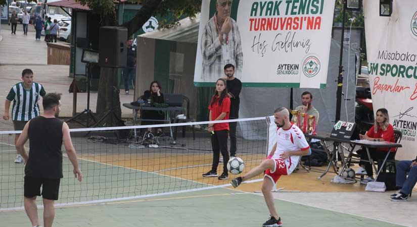 Ayak Tenisi Turnuvası’nda şampiyonlar belli oldu