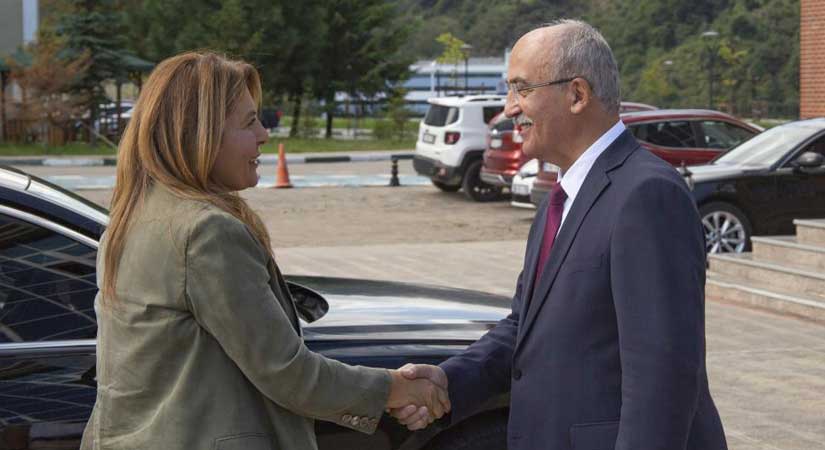 Milletvekili Gezmiş,’ten Rektör Can’a ziyaret