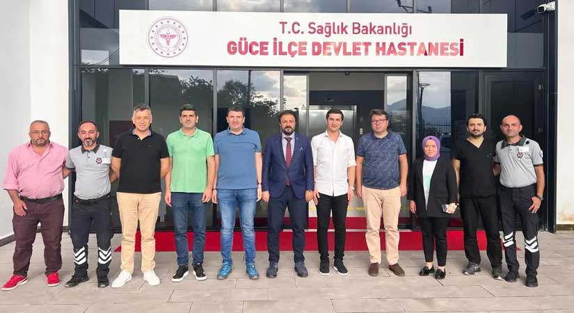 Güce Devlet Hastanesi hakkında bilgi aldı