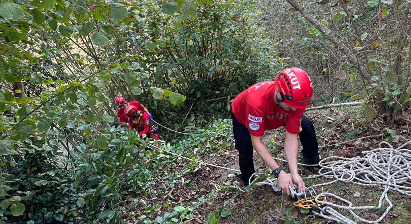 Espiye’de uçuruma yuvarlanan kadın hayatını kaybetti