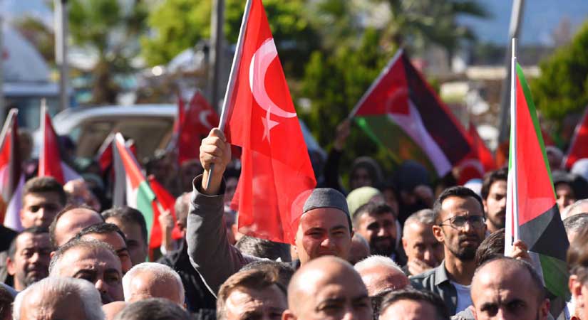 Giresun’dan İsrail’e tepki, Filistin’e destek