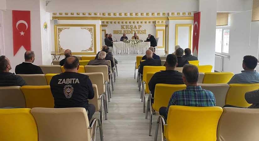Keşap Belediyesi Ekim ayı meclis toplantısı yapıldı