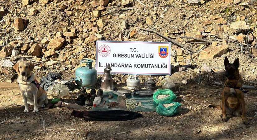 Hainlere ait malzeme ele geçirildi