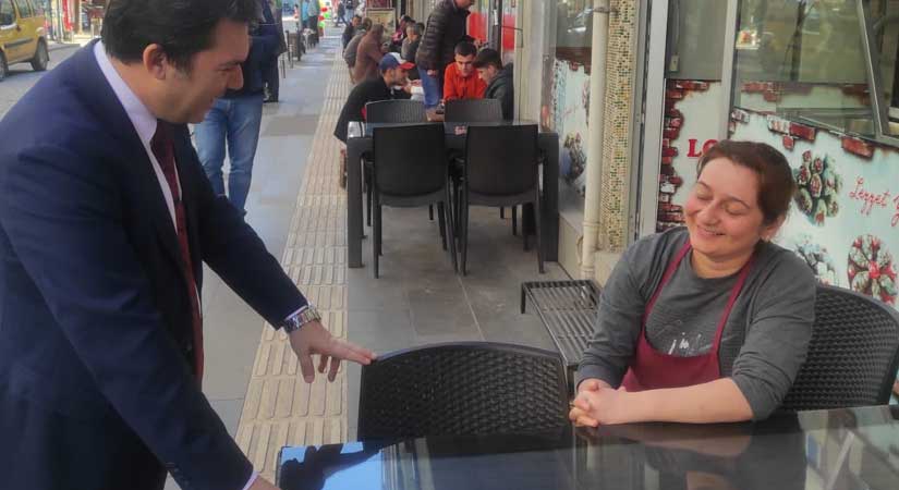 Tengir, esnafla Espiye esnafını dinledi