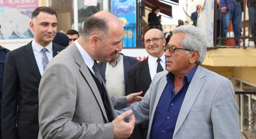 Çamoluklulara kulak verdi