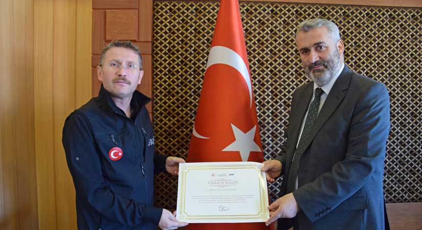 AFAD’dan Giresun İl Müftülüğüne teşekkür