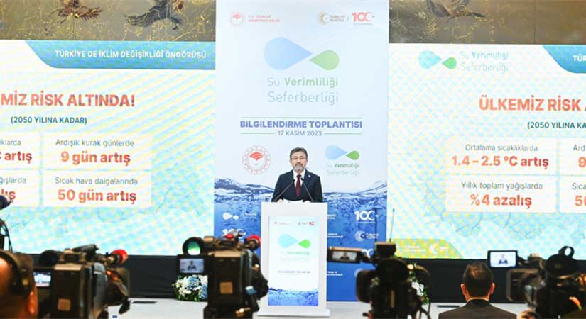 Bakan Yumaklı, belediyelere su verimliliği uyarısı!